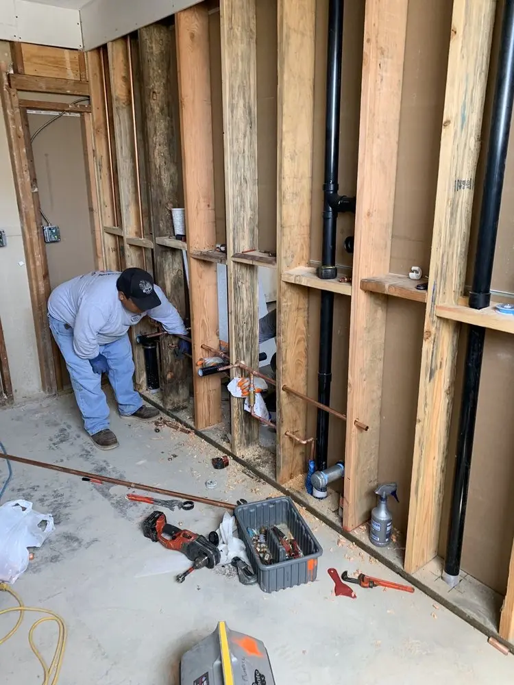 Commercial rough-in plumbing for Commercial Plumbing in Pico Rivera